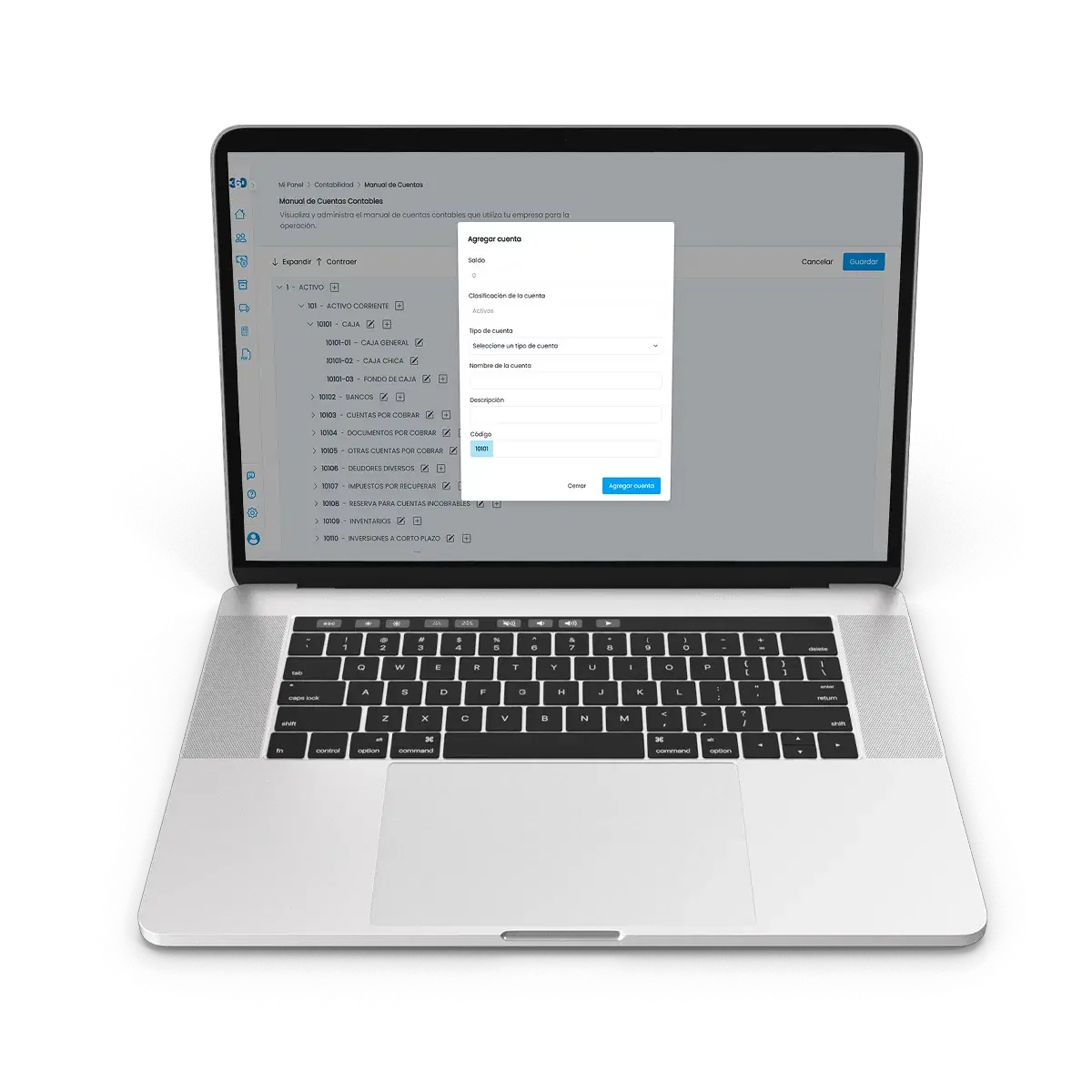 Manual de cuentas 100% configurable